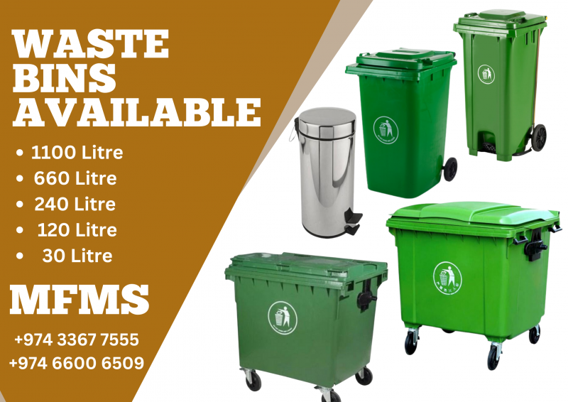 Qatar WASTE BINS AVAILABLE Services Other, Find, Advertise Services